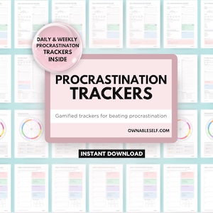 Uitsteltracker, hoe je uitstelgedrag kunt stoppen, planner tegen uitstelgedrag, uitstelgedrag overwinnen pdf, planner Get Things Done