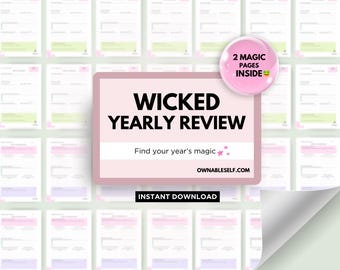Wicked End of Year Reflection, End of Year Review, Yearly Reflection, Defying Gravity Yearly Goals, My Year Wrapped, Wicked How my Year Was