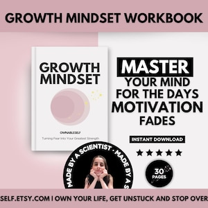 Growth Mindset Activities, How to Overcome Fear of Failure, Change Your Mindset, Limiting Beliefs Exercises, Growth Mindset Worksheets PDF