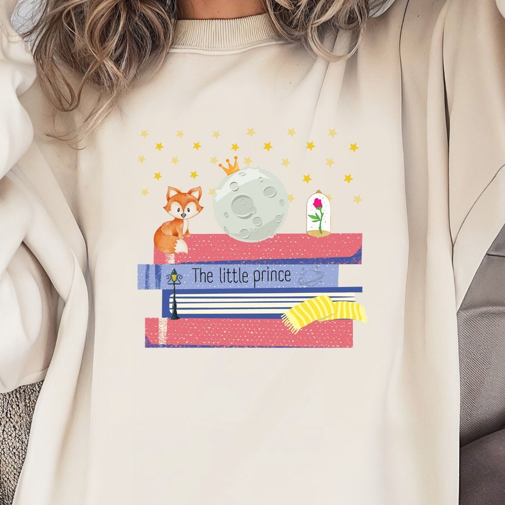 The Little Prince Book Sweatshirt, Books Sweatshirts, Gift, The Little Prince Gifts, Reading Sweatshirt, Book Lover Gifts, Bookworm Shirt Toughguides