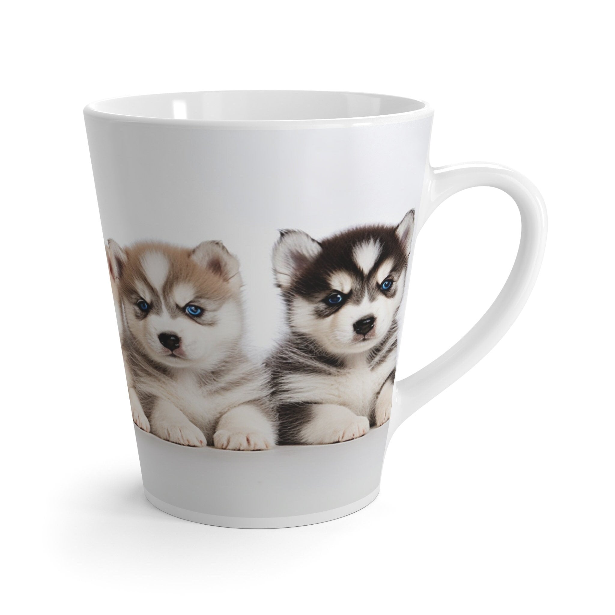 Schattige husky-puppy's koffiekop: handgemaakte keramische mok met  schattige Siberische husky-puppyontwerpen. Begin de dag met kalverliefde. -  Etsy België, image size:2048x2048