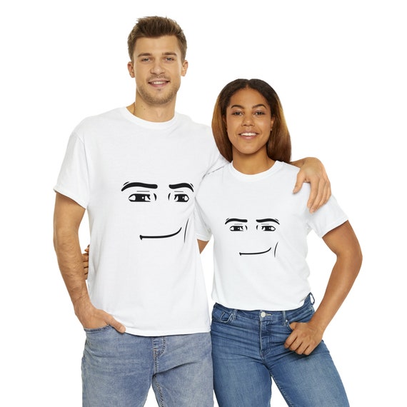 Roblox Face Meme Unisex Heavy Cotton Roblox Face Meme 