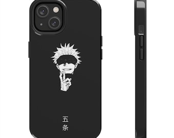 Satoru Gojo Jujutsu Kaisen Phone Case for iPhone 14 13 12 11 10 8 7 Xs Pro Max Plus SE XR