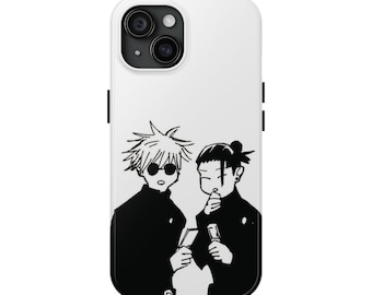 Satoru Gojo, Suguru Geto Jujutsu Kaisen Phone Case for iPhone 15 14 13 12 11 10 8 7 Xs Pro Max Plus SE XR