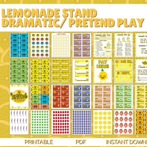 Lemonade Stand Dramatic Play Set |Pretend Play |Imaginative Play |Lemonade Stand Dramatic Play | Classroom Dramatic Play |Home Dramatic Play