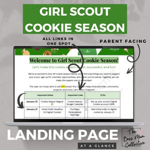 Girl Scout Cookie Organization | Girl Scout Cookie Season | Cookie Business | Cookie Dealer | Cookie Season Prep Troop Cookie Manager