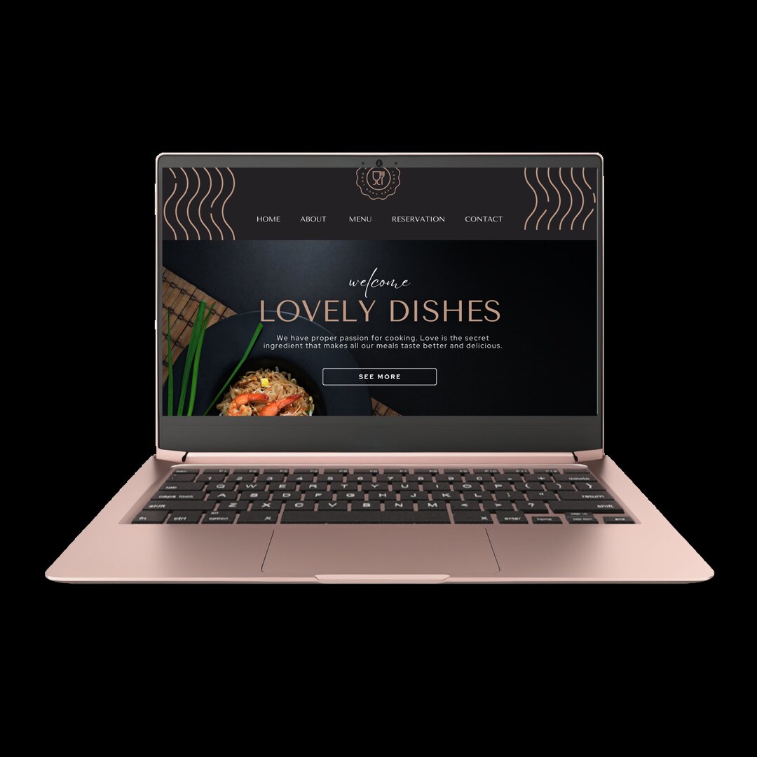 Restaurant Canva Website | Done for You Restaurant Website | Custom ...