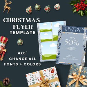 Business Flyer | Editable Christmas Flyer | Craft Fair Flyer | Business Coaching | Lash Flyer | Christmas Party Flyer | Holiday Invitation
