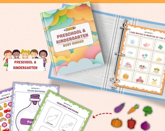 Plan de estudios preescolar - Hojas de trabajo imprimibles - Actividades de aprendizaje para niños - Recursos para la educación en el hogar - Hojas de trabajo para niños pequeños - Hojas de trabajo imprimibles para preescolar