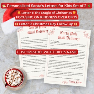 Nice List Certificate | Santas Nice List | Santa Letter Certificate | Personalized Letter | Letter From The North Pole | Letter From Santa
