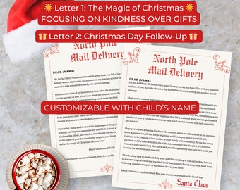 Certificat de belle liste | Belle liste du Père Noël | Certificat de lettre du Père Noël | Lettre personnalisée | Lettre du pôle Nord | Lettre du Père Noël