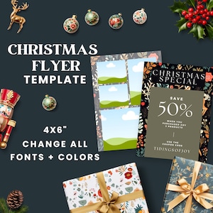 Business Flyer | Editable Christmas Flyer | Craft Fair Flyer | Business Coaching | Lash Flyer | Christmas Party Flyer | Holiday Invitation