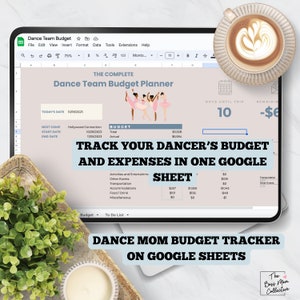 Dansuitgaven | Salarisbudgettracker | Dansbudget | Schuldensneeuwbal | Onkostenregistratie | Google Spreadsheets | Bobby Pin-hoesje