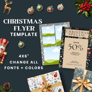 Business Flyer | Editable Christmas Flyer | Craft Fair Flyer | Business Coaching | Lash Flyer | Christmas Party Flyer | Holiday Invitation