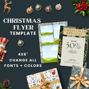 Business Flyer | Editable Christmas Flyer | Craft Fair Flyer | Business Coaching | Lash Flyer | Christmas Party Flyer | Holiday Invitation