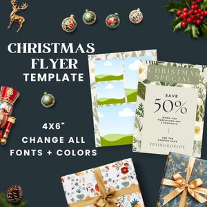 Business Flyer | Editable Christmas Flyer | Craft Fair Flyer | Business Coaching | Lash Flyer | Christmas Party Flyer | Holiday Invitation