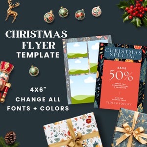 Business Flyer | Editable Christmas Flyer | Craft Fair Flyer | Business Coaching | Lash Flyer | Christmas Party Flyer | Holiday Invitation