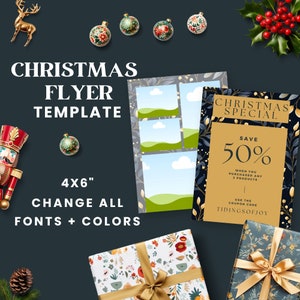 Business Flyer | Editable Christmas Flyer | Craft Fair Flyer | Business Coaching | Lash Flyer | Christmas Party Flyer | Holiday Invitation