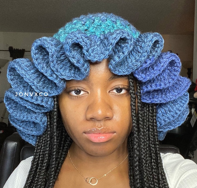 Ruffle Bucket Hat Pattern Etsy