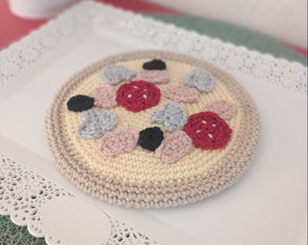 Crochet dinette - pizza - toy