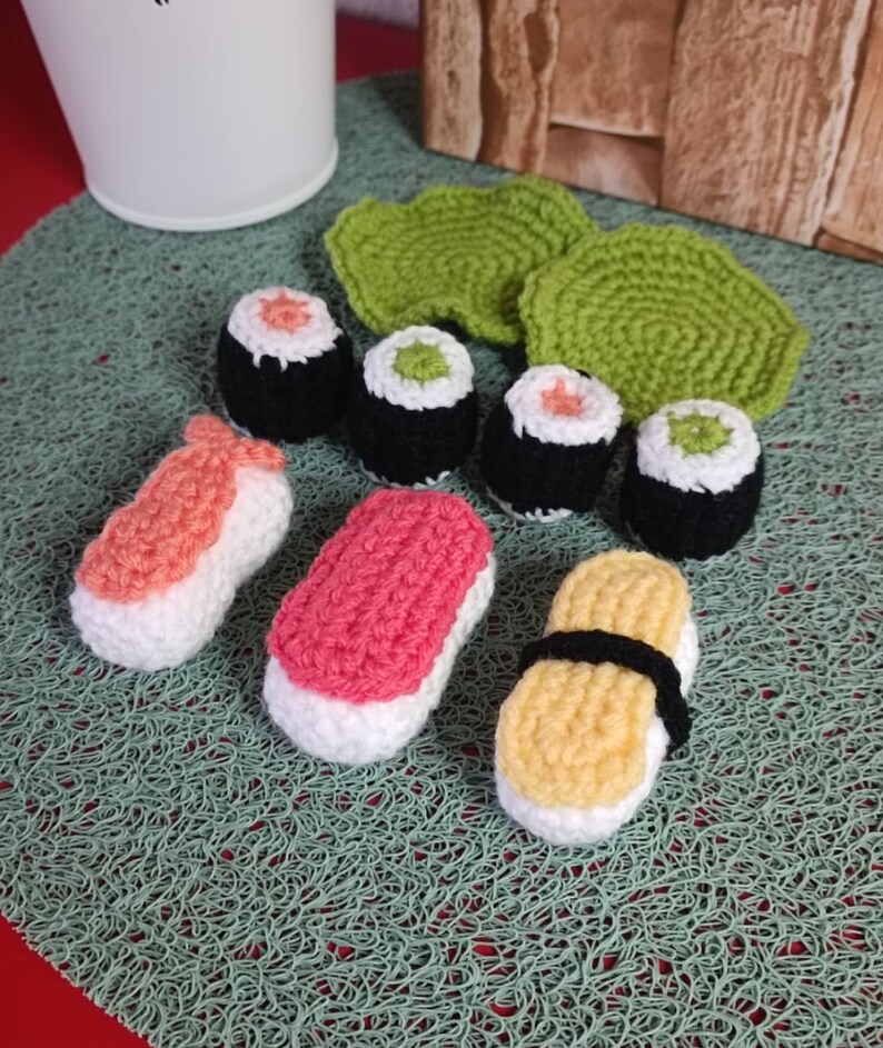 Dînette au crochet Sushis / Makis jouet image 3