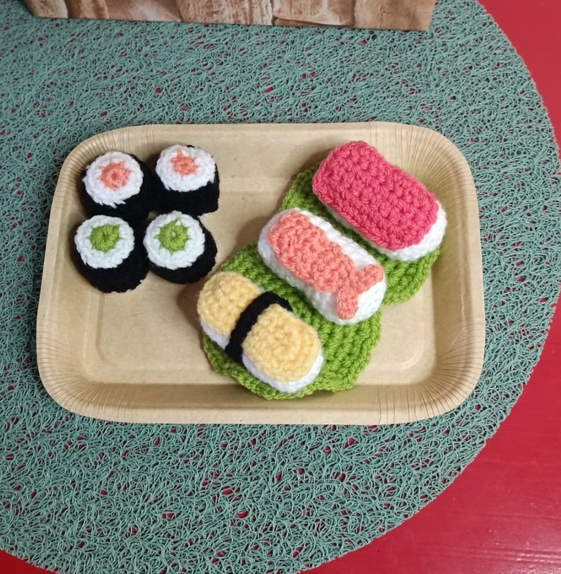 Dînette au crochet Sushis / Makis jouet image 2