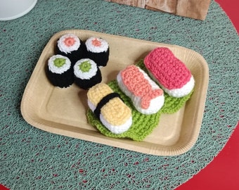 Crochet dinette - Sushi / Makis - toy