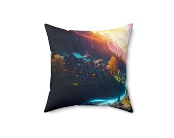 Spun Square Pillow - Unique and neverbefore seen designs