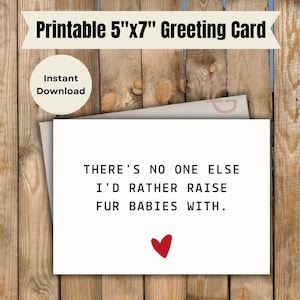 Día del Padre imprimible / Bebés de piel / Niño grande / Tarjeta de novio / Tarjeta de marido / Prometido / Tarjeta del Día del Padre Divertida / Tarjeta de aniversario para él