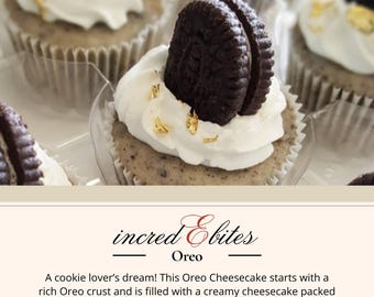 Perfect Cheesecakes, Oreo Cheesecakes, Bitesize Cheesecakes, Cheesecake Recipe, incredEbites Recipe, Ultimate Guide to a Perfect Treat