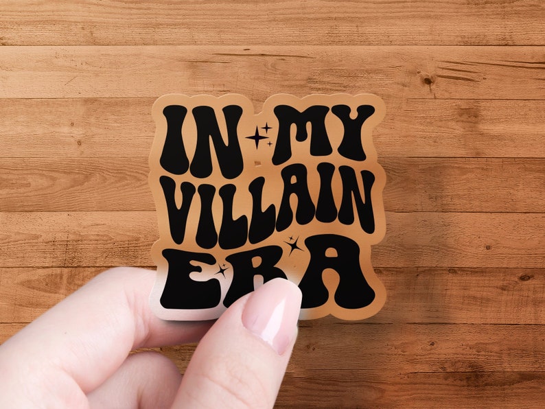 En mi era de villano / Svg, Png, Jpeg, Ep / Clipart de uso comercial / Arte mural / Camisetas / Tazas / Descarga digital imagen 5