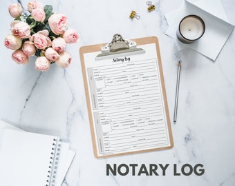 Notary Log | PDF Notary Log