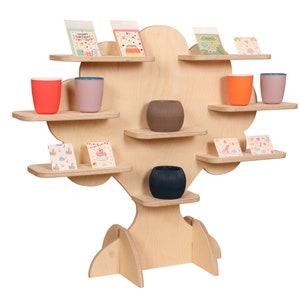 Tree Collapsible Stand, Retail Display, Market Display, Stand Alone Shelf, Market Stall, Fair Display, Product Display Rack