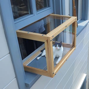 Custom Fit Catio For Your cat or Pets Flowes(24"x36" Windows)