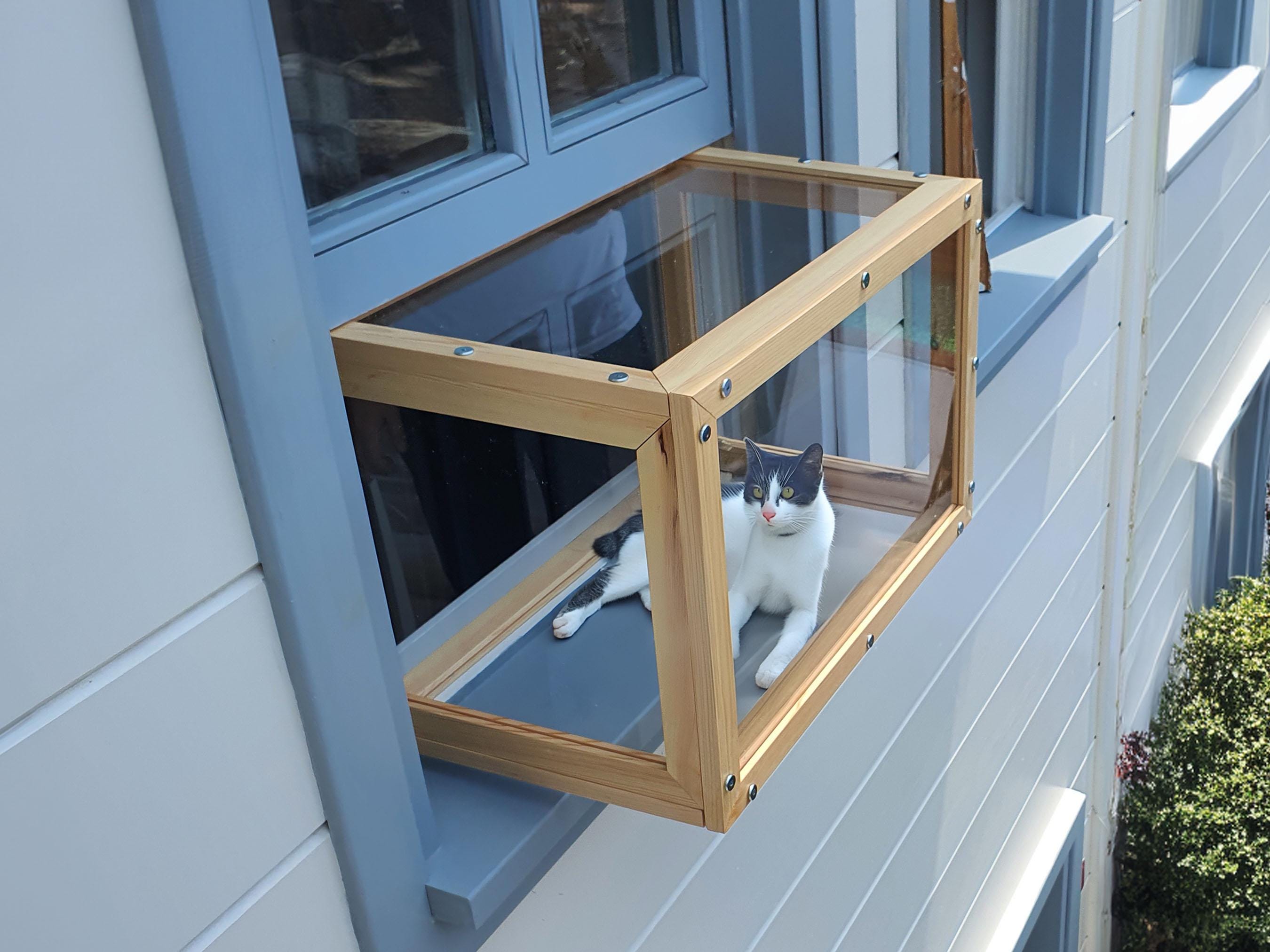 Custom Fit Catio For Your cat or Pets Flowes(24"x36" Windows)