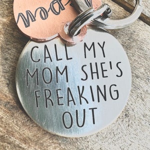 Dog Id Tag, Pet Id Tag, Funny Dog Tag, Cat Id Tag, Freaking out, call my mom, Dogs, Dog, Cat Cats