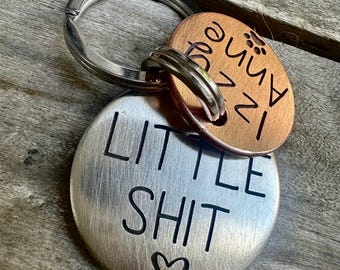 Personalized Pet ID Tag: Engraved Metal Dog Collar Tag With Charm