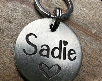 Cute dog tag custom dog id tag personalized dog tag dog collar tag dog tags for dogs pet id tag heart dog  tag girl dog girl dog tag