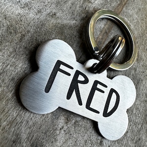 Durable Deep Engraved Pet Tags for Dogs and Cats, Gold and Copper Dog Tags, Custom Pet Tags in Gold Silver Copper for Dog and Cat, Dog Tag