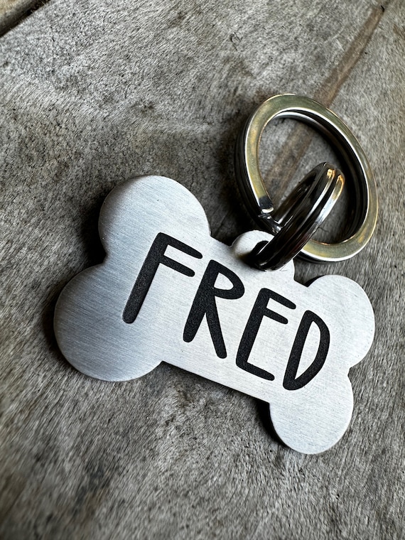 Durable Deep Engraved Pet Tags for Dogs and Cats, Gold and Copper Dog Tags, Custom Pet Tags in Gold Silver Copper for Dog and Cat, Dog Tag