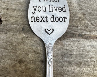 custom spoon,Personalized Spoon,Encouragement best friend gift, plant gift,garden marker friend gift Custom Engraved Spoon Customized Spoon