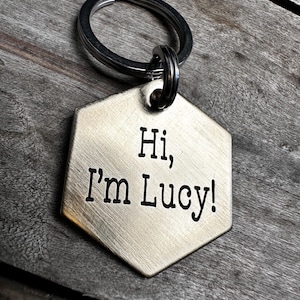custom durable metal cat ID tag,funny rescue dog tag engraved,engraved pet tag gift for pet parent,engraved pet ID tag small dog,rescue cat