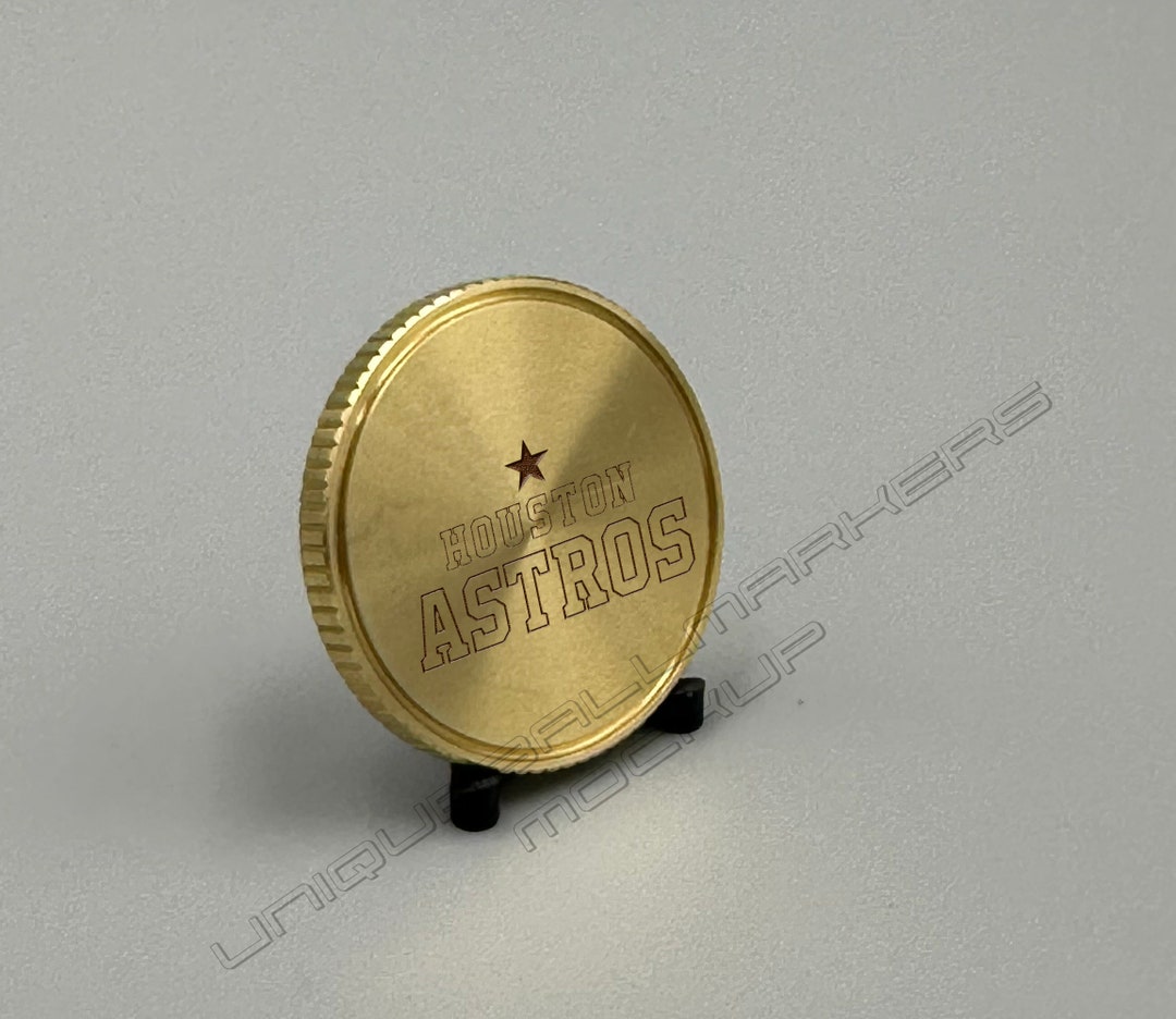 Houston Astros Design 7 MLB Brass Round 1.25 Inch - Etsy