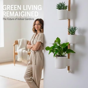 Riel modular para jardineras de pared: sistema de jardín vertical impreso en 3D