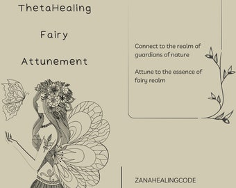 Fairy Attunement, Elven and Elemental connection, connect to the Fairy realm, Fairy essence activation, ThetaHealing