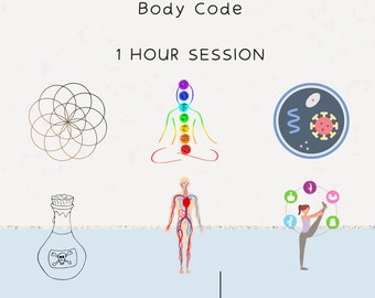 Body Code 1 HOUR Deep Energy Healing  Session, release trapped emotions, release imbalances, ThetaHealing, Install positive beliefs