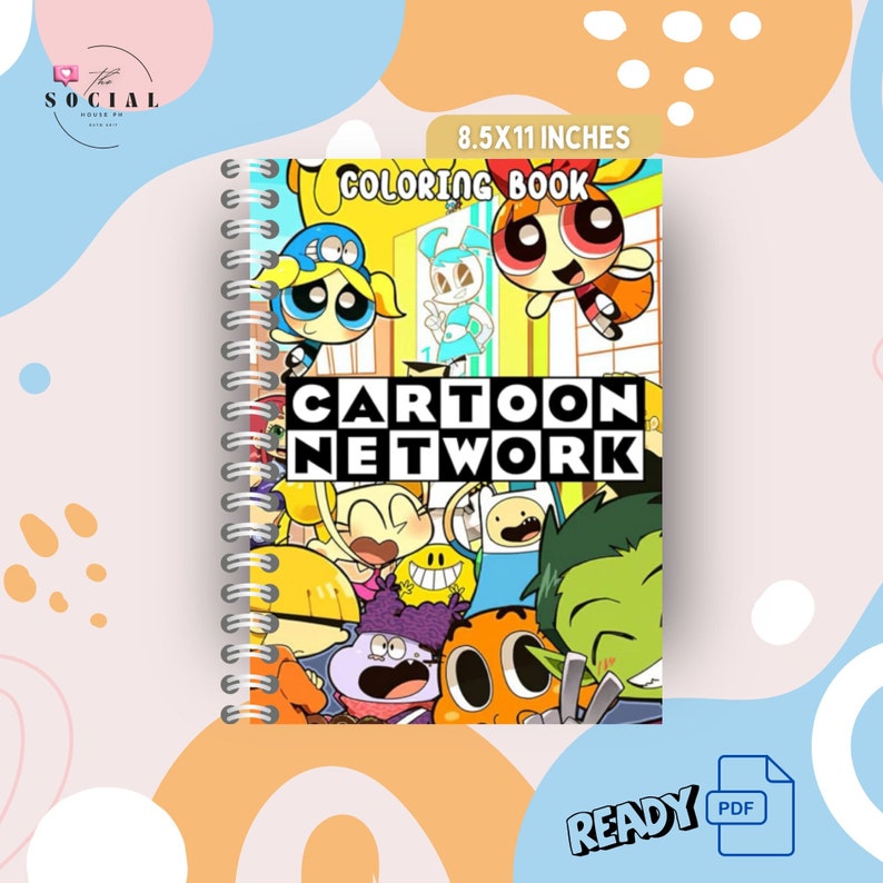 Cartoon Network Ultimate Coloring Book Printable Coloring Book Busy Book Kids Coloring Cartoons Coloring image 1