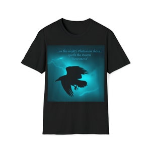 Quoth the Raven - Edgar Allen Poe (Unisex Softstyle T-Shirt)
