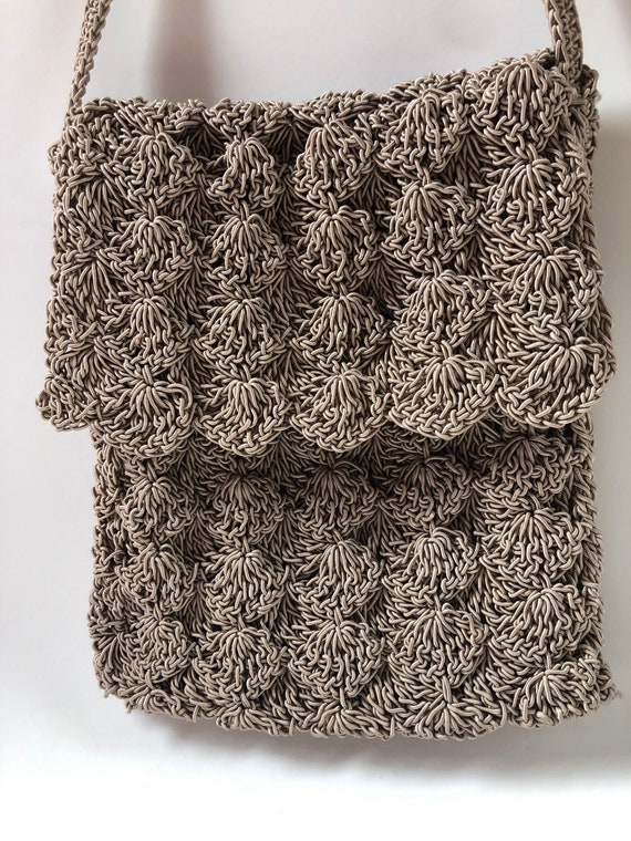 Shell Crochet Crossbody Purse - image 2