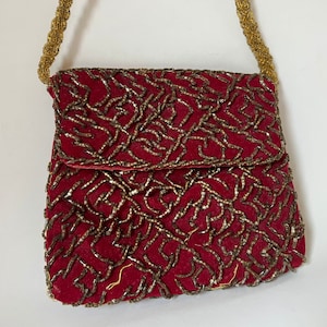 Vintage Abendtasche aus Samt